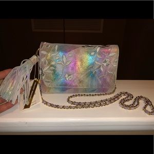 GORGEOUS AIMEE KESTENBERG RAINBOW SHIMMER BAG 😍❤️